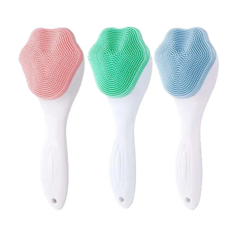 Silicone Face Scrubber Electric - Silicone Facial Cleansing Brush, Manual Face