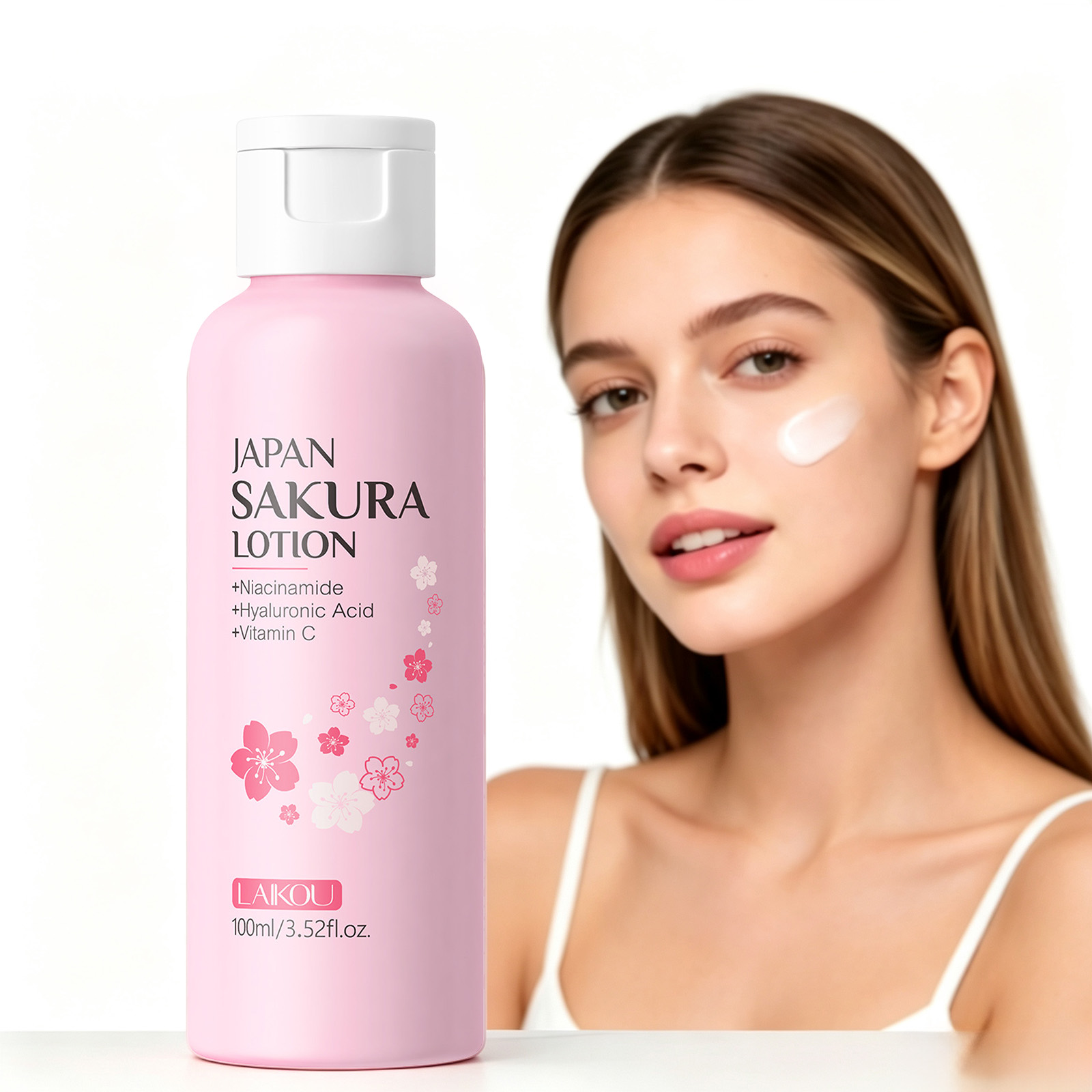 LAIKOU Sakura Lotion 100ml Nia - Niacinamide Pore Shrinking Essence 评论和价格