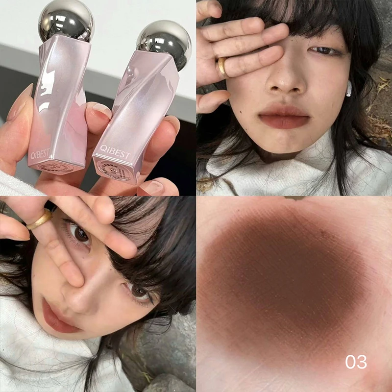 QIBEST Velvet Nude Lip Mud Nat - Matte Velvet Lip Tint Long Lasting 评论和价格