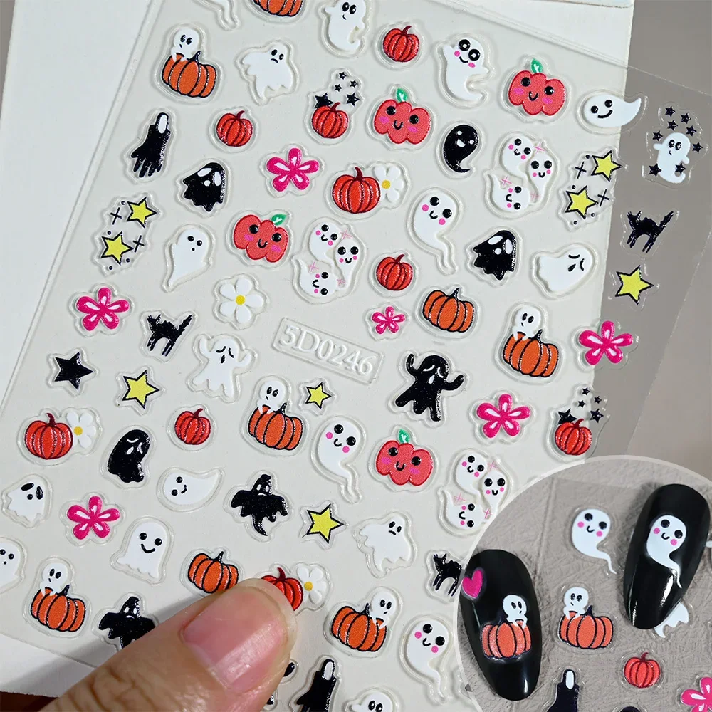 1sheet 5D Halloween Nail Stick - Nail Art 评论和价格