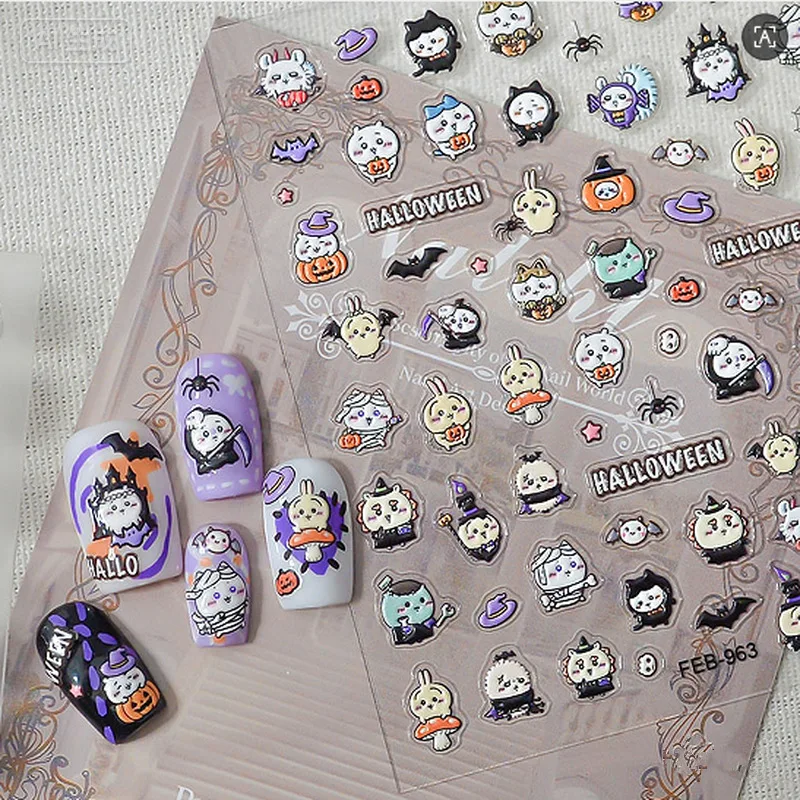 New Chiikawa 5D Embossed Nail  - Nail Art 评论和价格