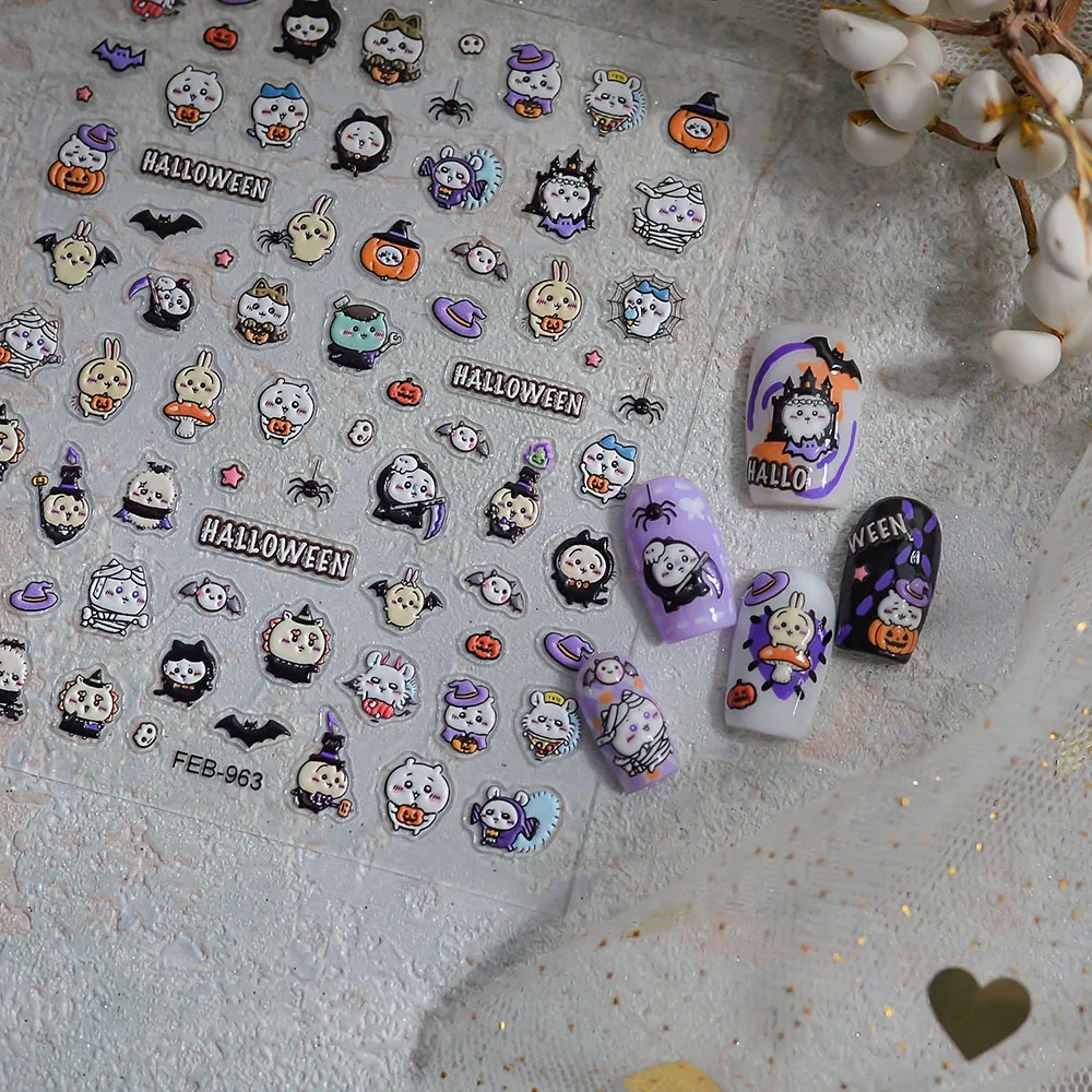 New Chiikawa 5D Embossed Nail  - Nail Art 评论和价格